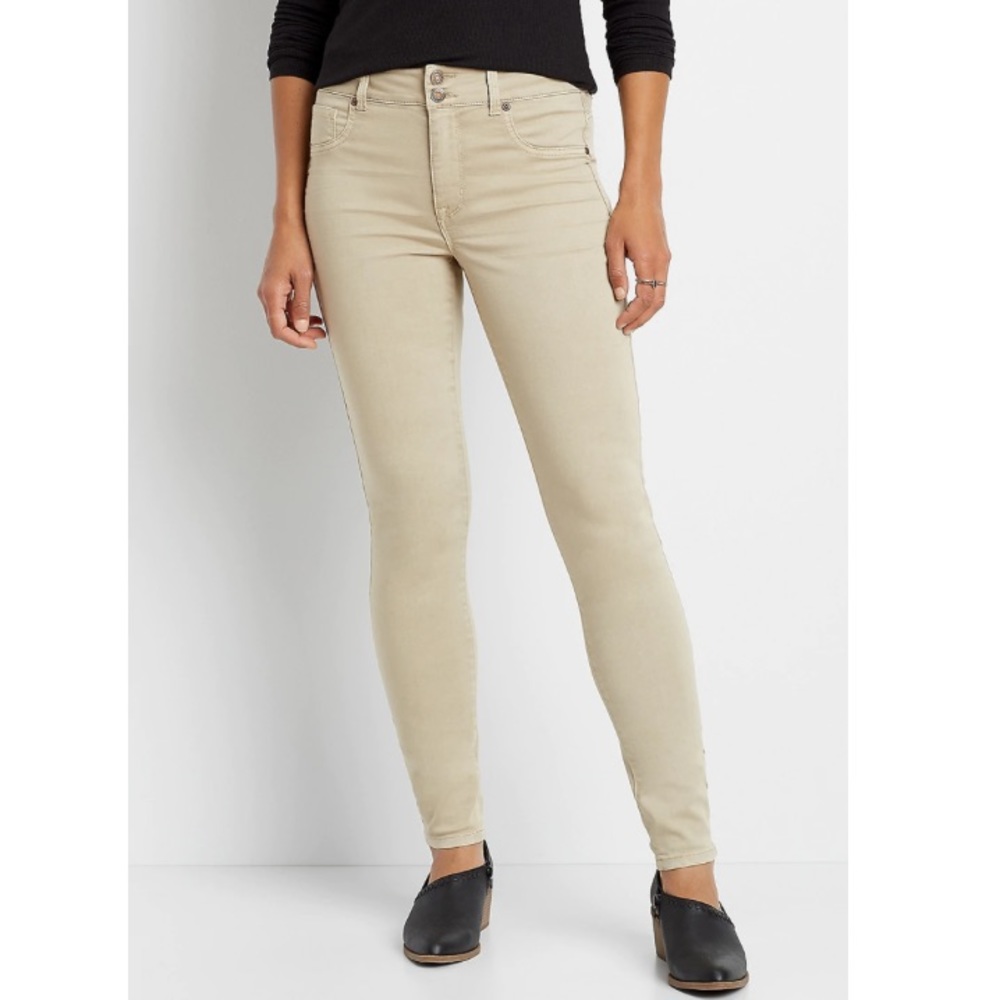 Khaki Jeggings